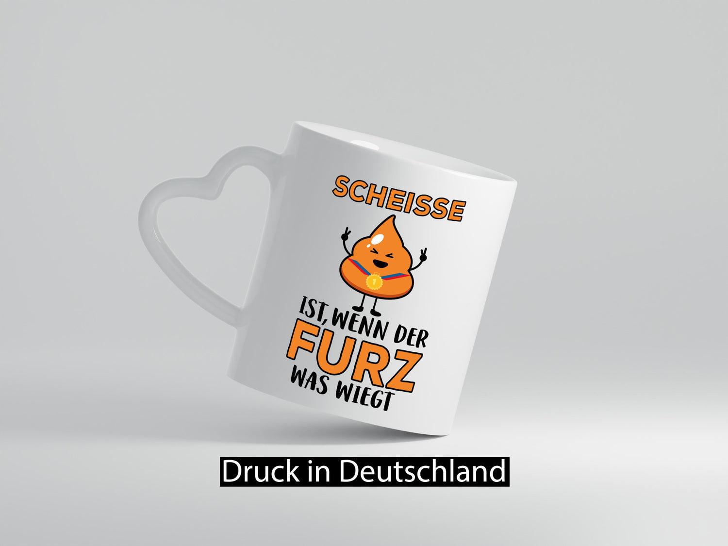 Scheisse ist lustiger Spruch Geschenk Humor Geschenkidee Tasse