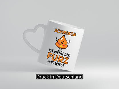 Scheisse ist lustiger Spruch Geschenk Humor Geschenkidee Tasse