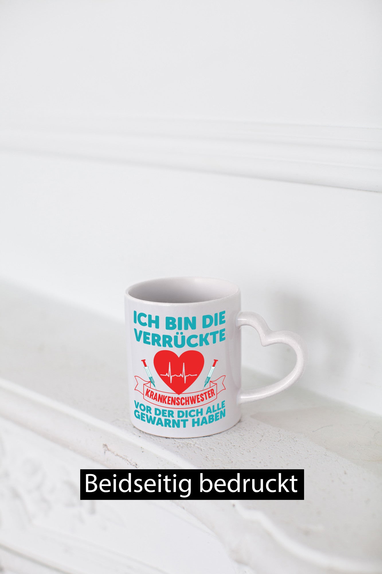 Verrückte Krankenschwester | Krankenhaus nurse Humor Geschenkidee Tasse