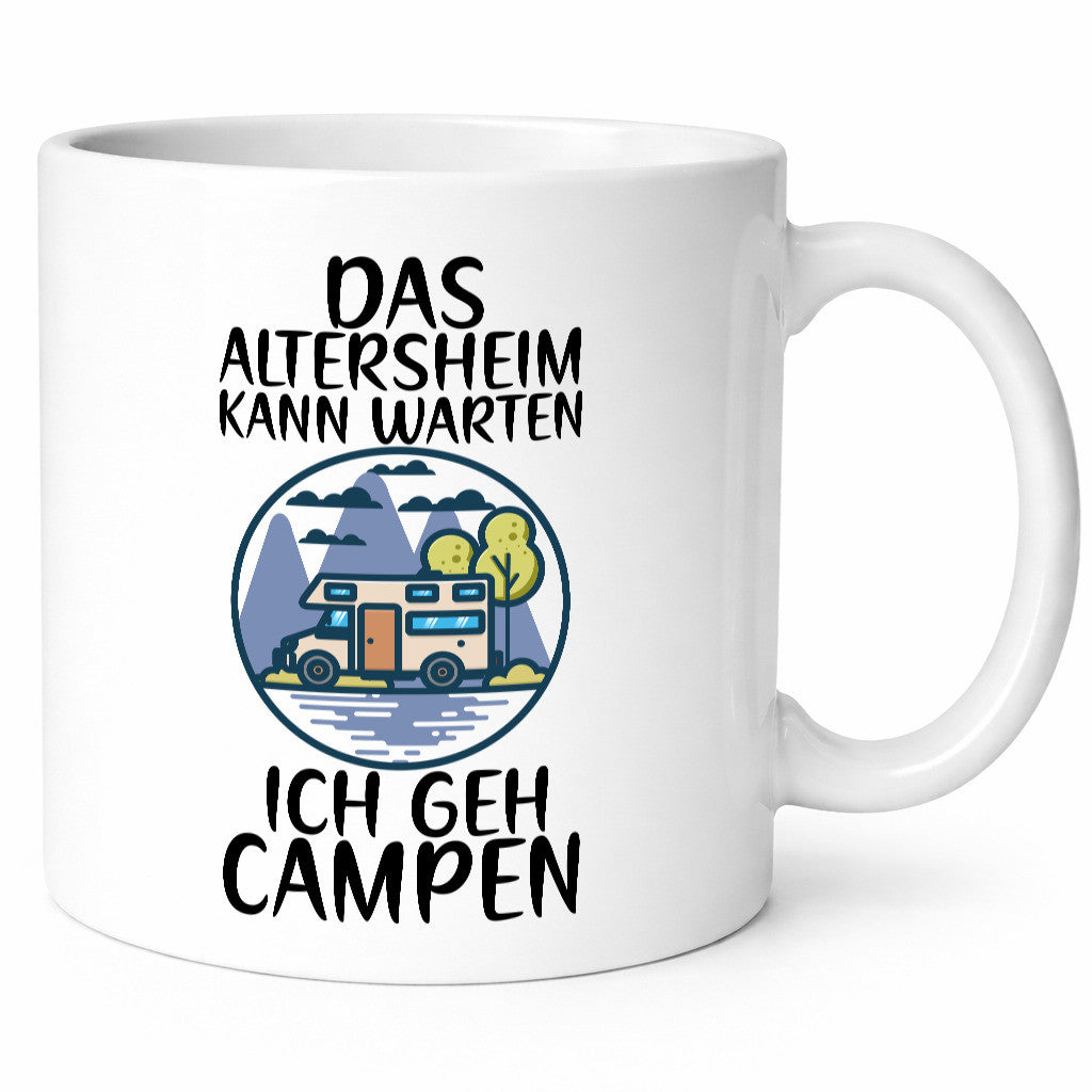 Altersheim kann warten | Rentner Camperliebe Wohnmobil Humor Ruhestand Jubiläum