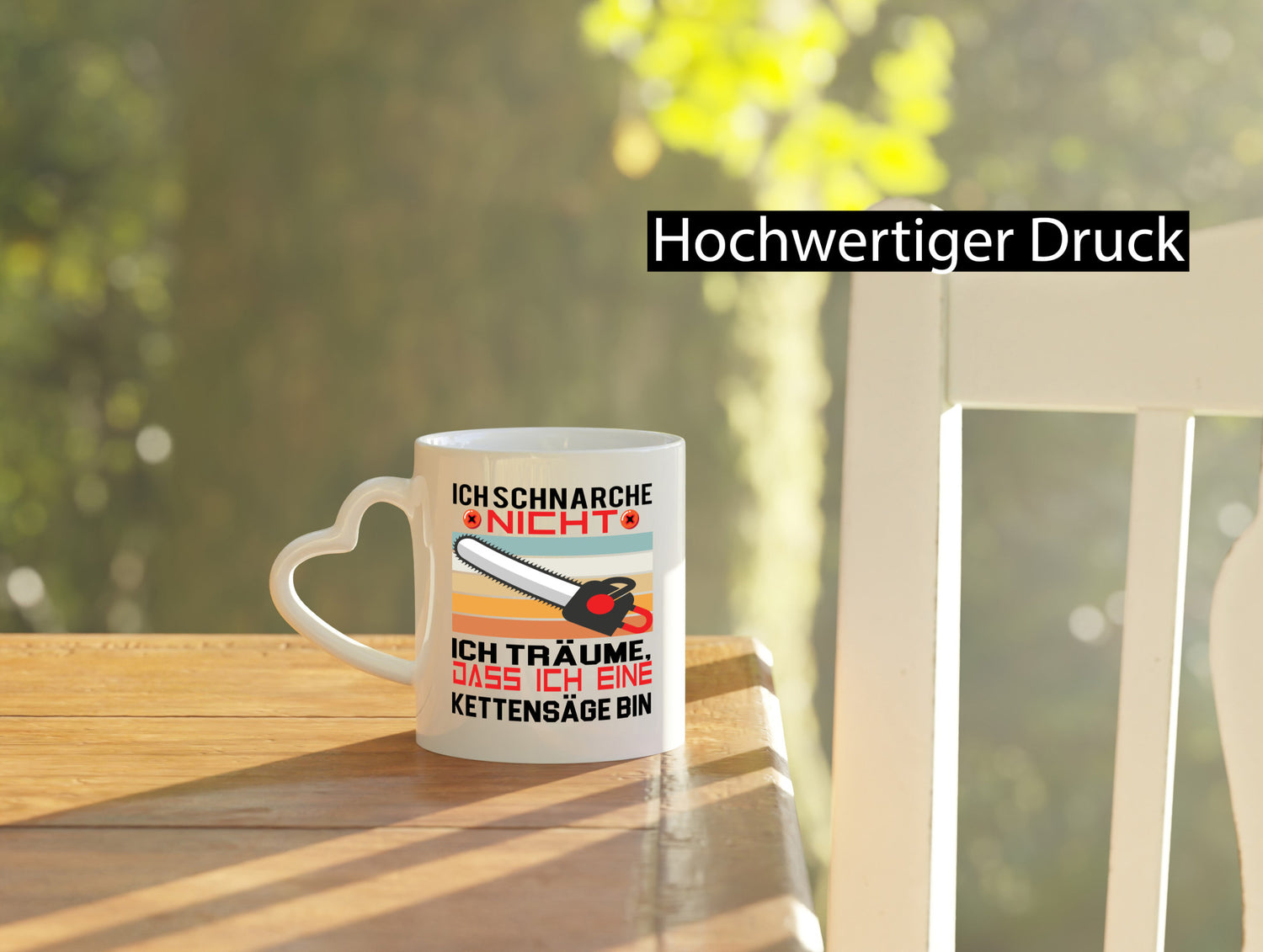 Ich Schnarche nicht | bin eine Kettensäge Humor Geschenkidee Tasse