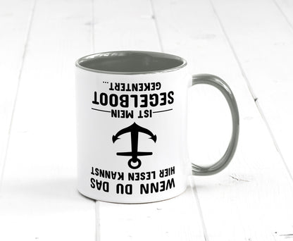 Segler Tasse | Segelboot Humor Kapitän Spruch Witz Geschenkidee