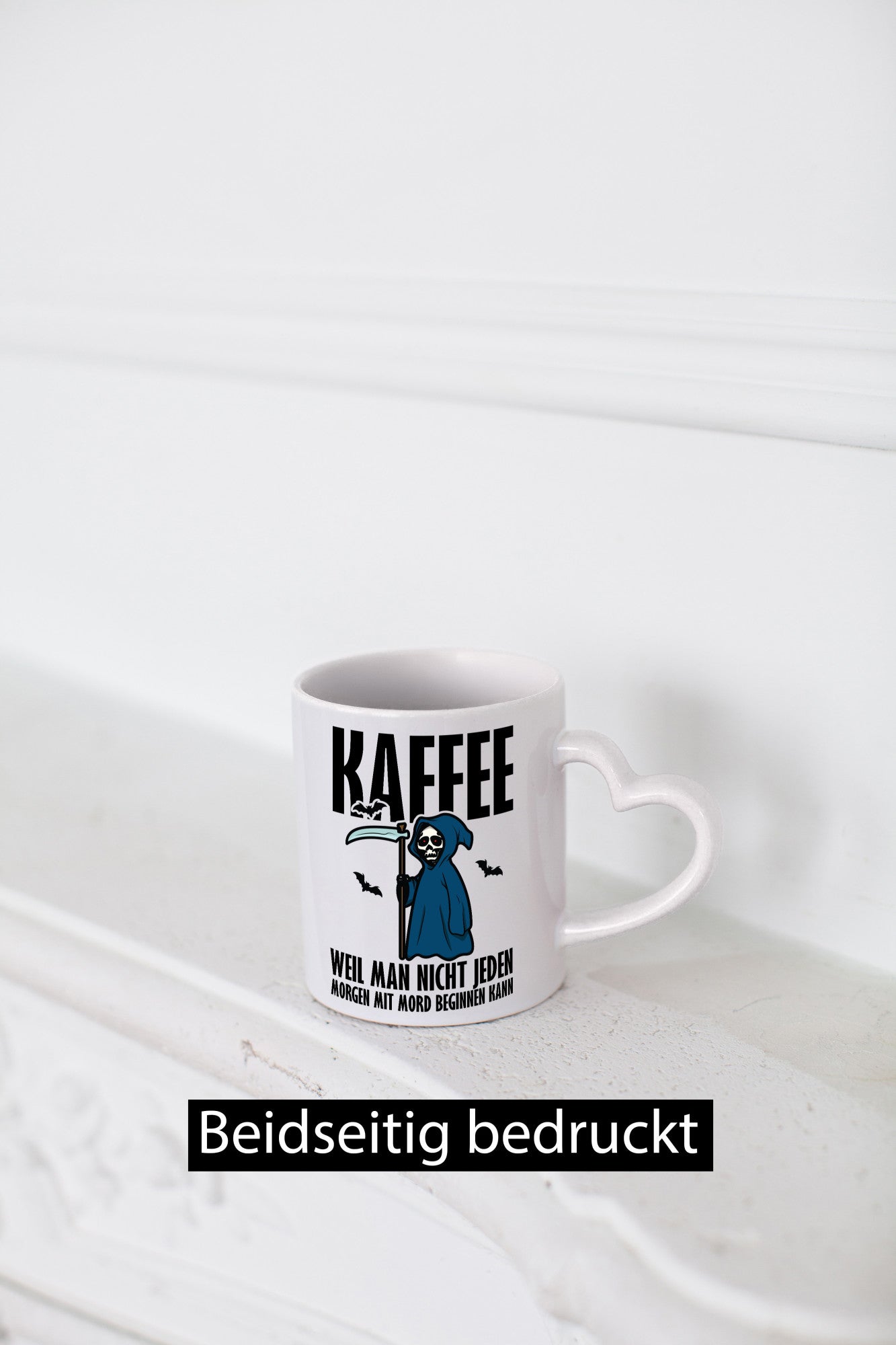 Jeden Morgen Kaffee lustig Humor Geschenkidee Geschenk Tasse