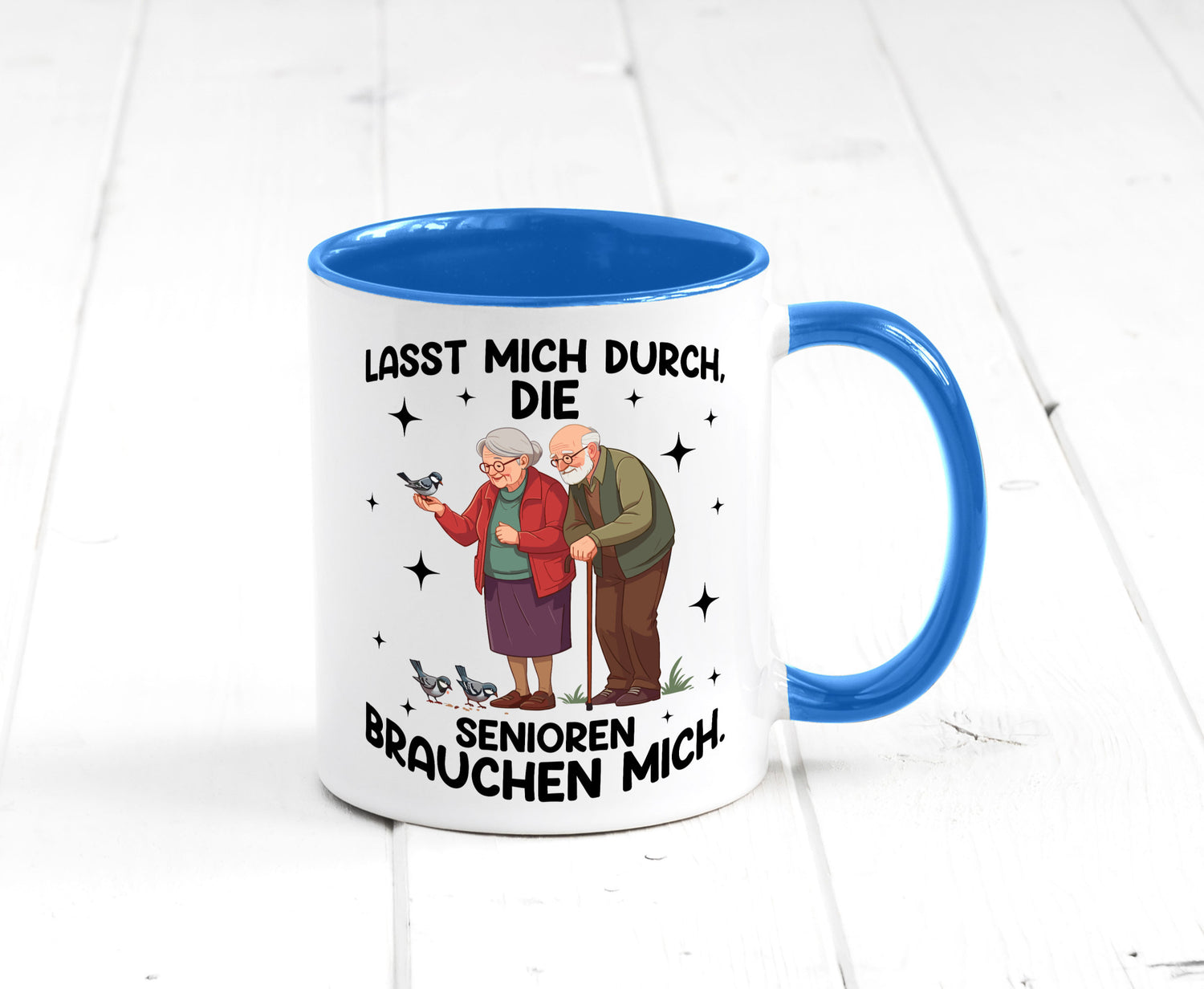 Senioren brauchen mich | Altenpflege Pflegekraft lustiger Spruch Geschenk Humor