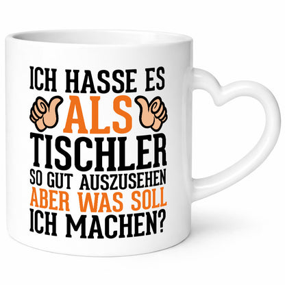 Gutaussehender Tischler | Schreiner Daumen hoch Holz lustig Humor Geschenkidee