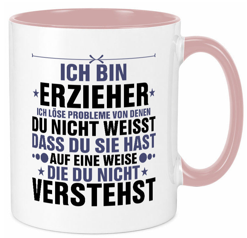 Löse Probleme: Erzieher | Pädagoge Schule v2 lustiger Spruch Geschenk Humor