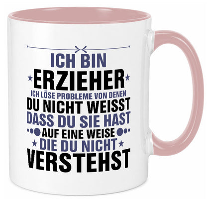 Löse Probleme: Erzieher | Pädagoge Schule v2 lustiger Spruch Geschenk Humor