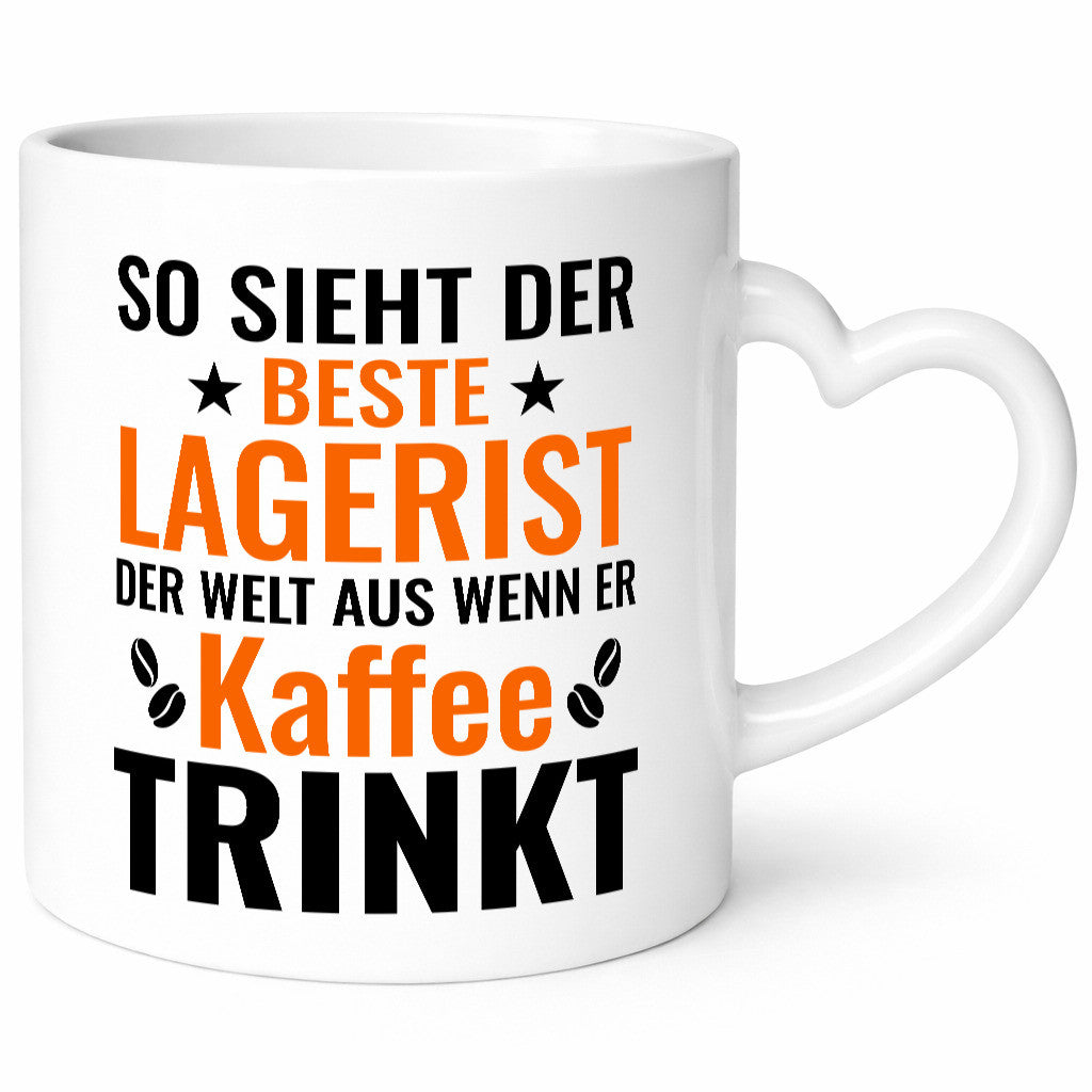 Kaffee trinkt: Lagerist | Lageristen Lager Arbeiter Humor Arbeit Kollegen Büro