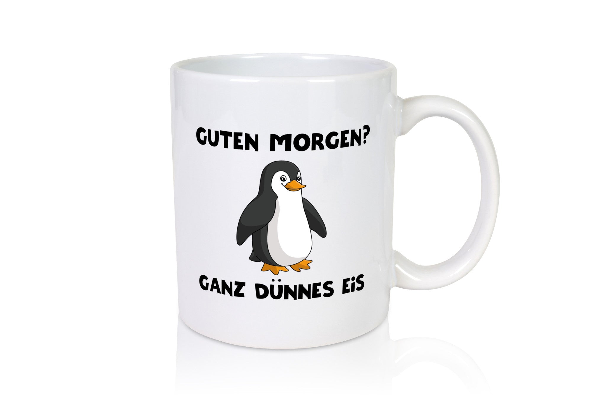 Ganz dünnes Eis | lustig Morgenmuffel Spruch lustiger Geschenk Humor