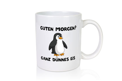 Ganz dünnes Eis | lustig Morgenmuffel Spruch lustiger Geschenk Humor
