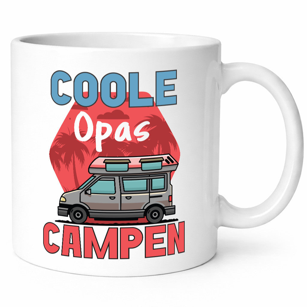 Coole Opas campen | Campingwagen Palmen Geschenk Familie Geschenkidee lustiger