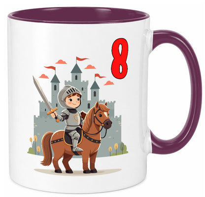 8. Geburtstag | 8 Jahre Ritter Junge Schloss Geschenk Geschenkidee lustiger