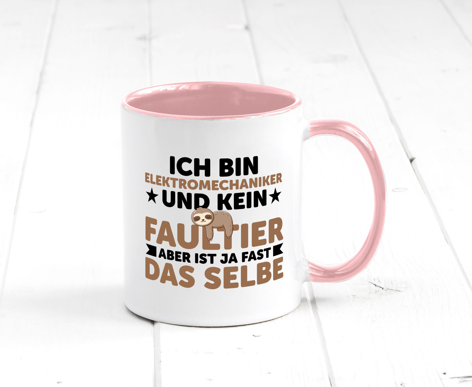 Ich bin kein Faultier: Elektromechaniker | Mechaniker Geschenkidee