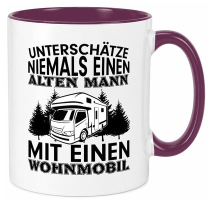 Alter Mann mit Wohnmobil | Männer Tasse Camping Geschenk Humor Geschenkidee