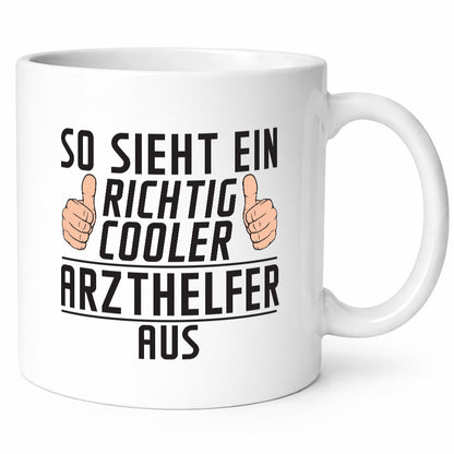 Richtig Cooler Arzthelfer | Fachangestellter Medizin lustig Humor Geschenkidee