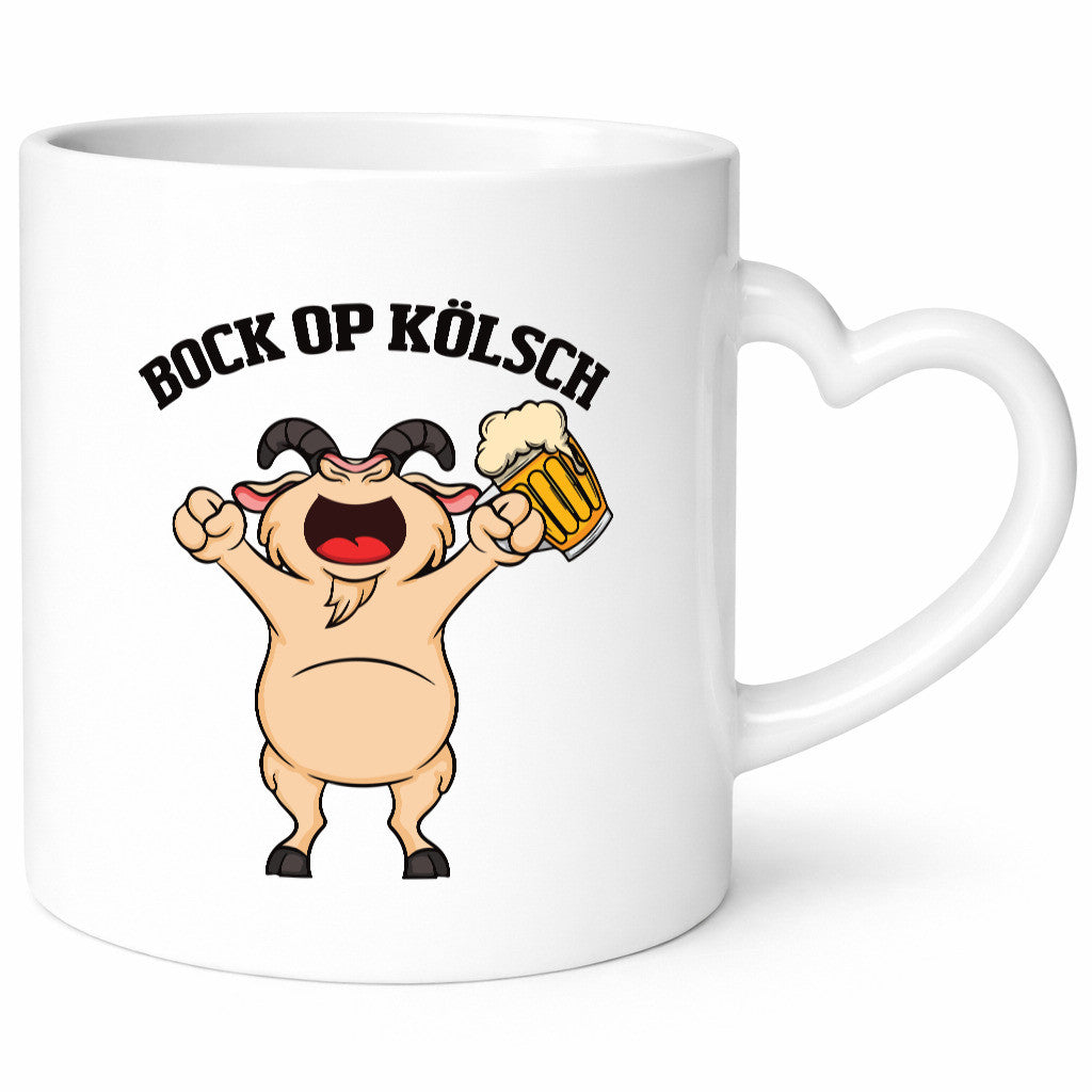 Bock op Kölsch | Schwein| Bierglas Humor Geschenkidee Tasse