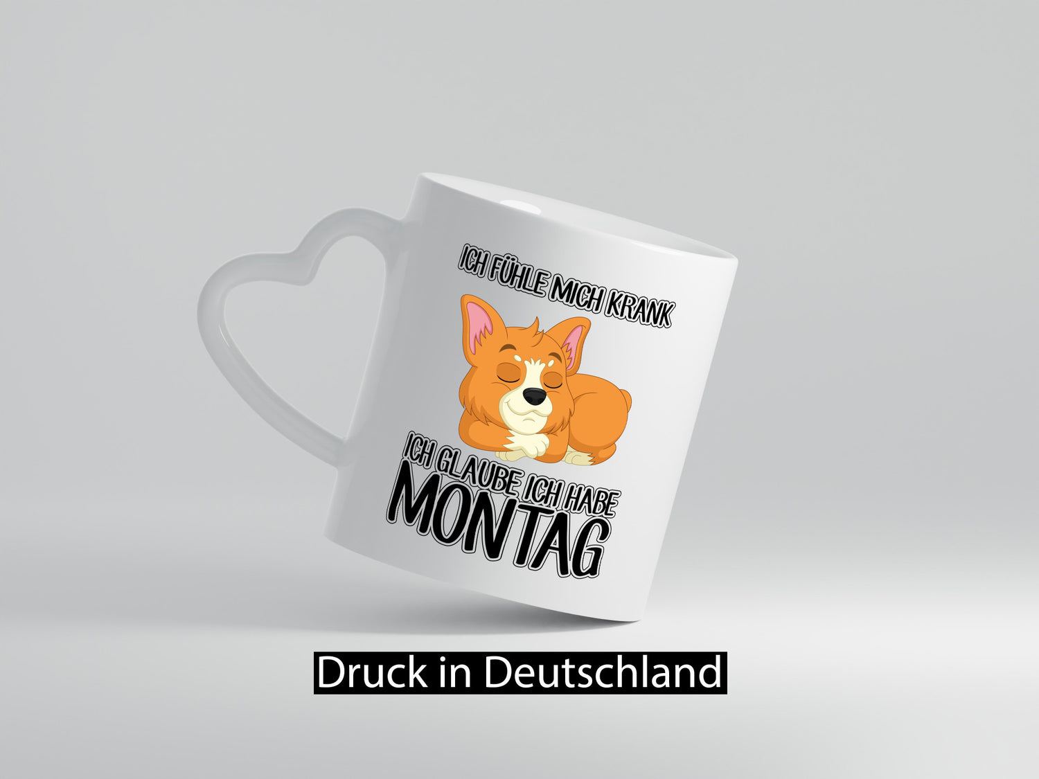 Ich habe Montag Geschenkidee Humor Tasse