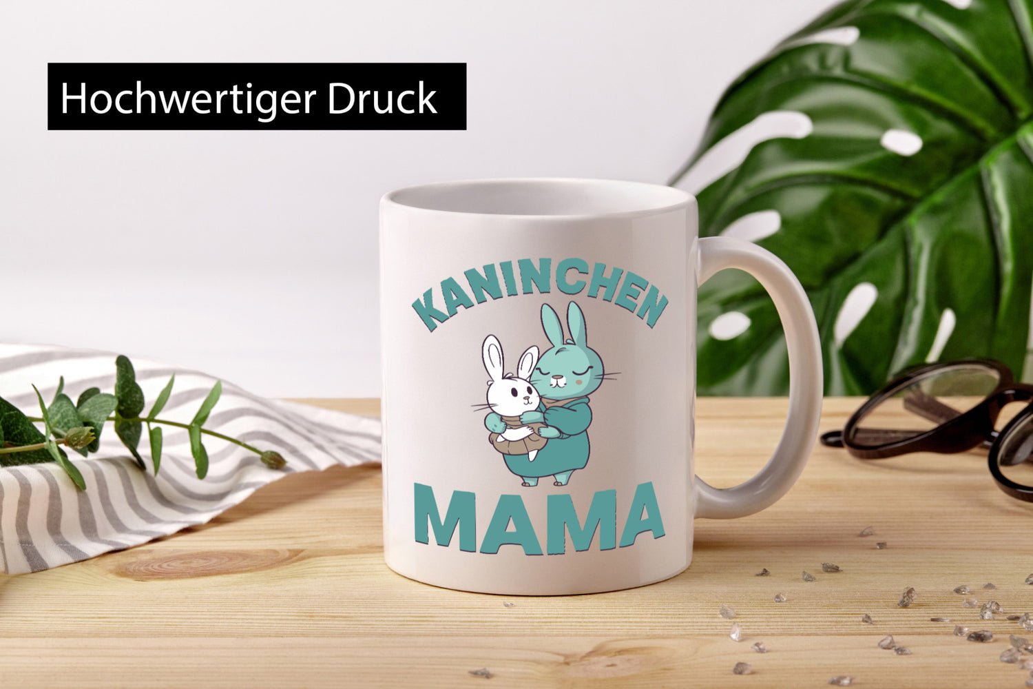 Kaninchen mama | Hase Liebhaber Humor Familie Geschenkidee Tasse