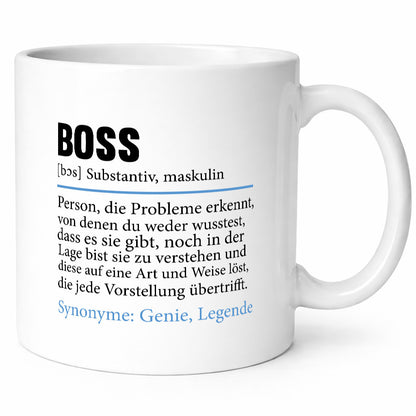 Boss | Chef Führungskraft Vorgesetzter Geschenk Arbeit Kollegen Büro lustiger