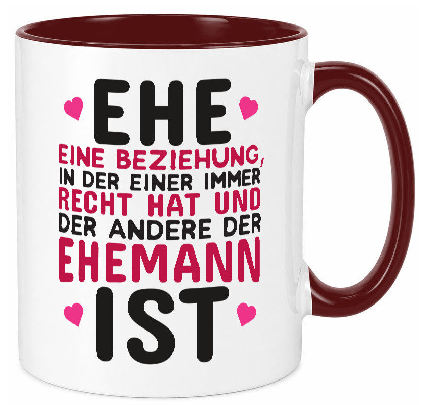 Ehepaar Spruch | Beziehung Tasse Ehemann Geschenk Humor Geschenkidee lustiger