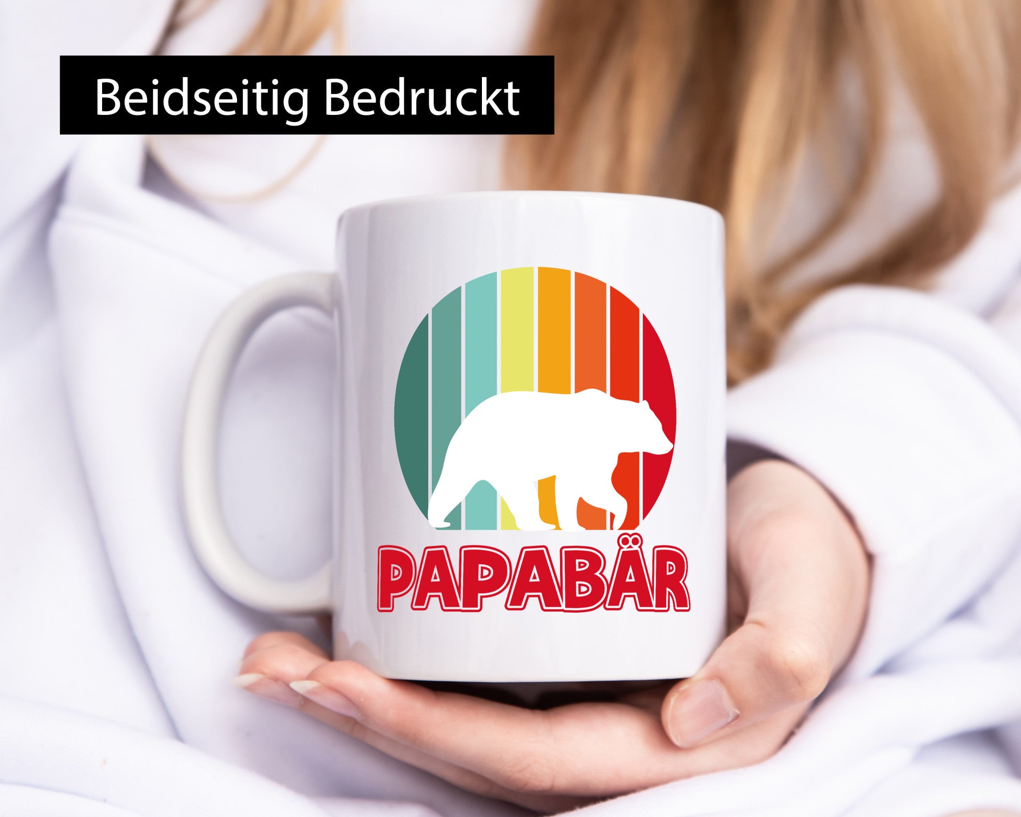 Papabär | Papa Tasse Vater Vatertag Bär lustiger Spruch Geschenk Familie