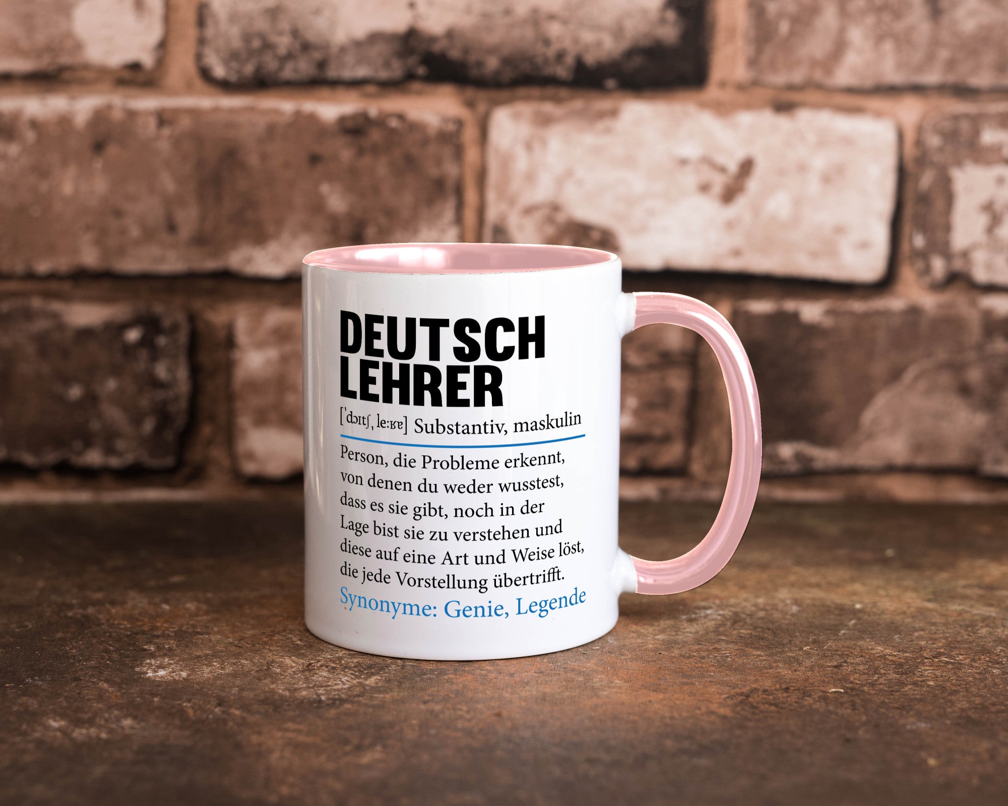 Deutschlehrer Spruch | Lehrer Schule Humor lustig Geschenkidee Geschenk Tasse