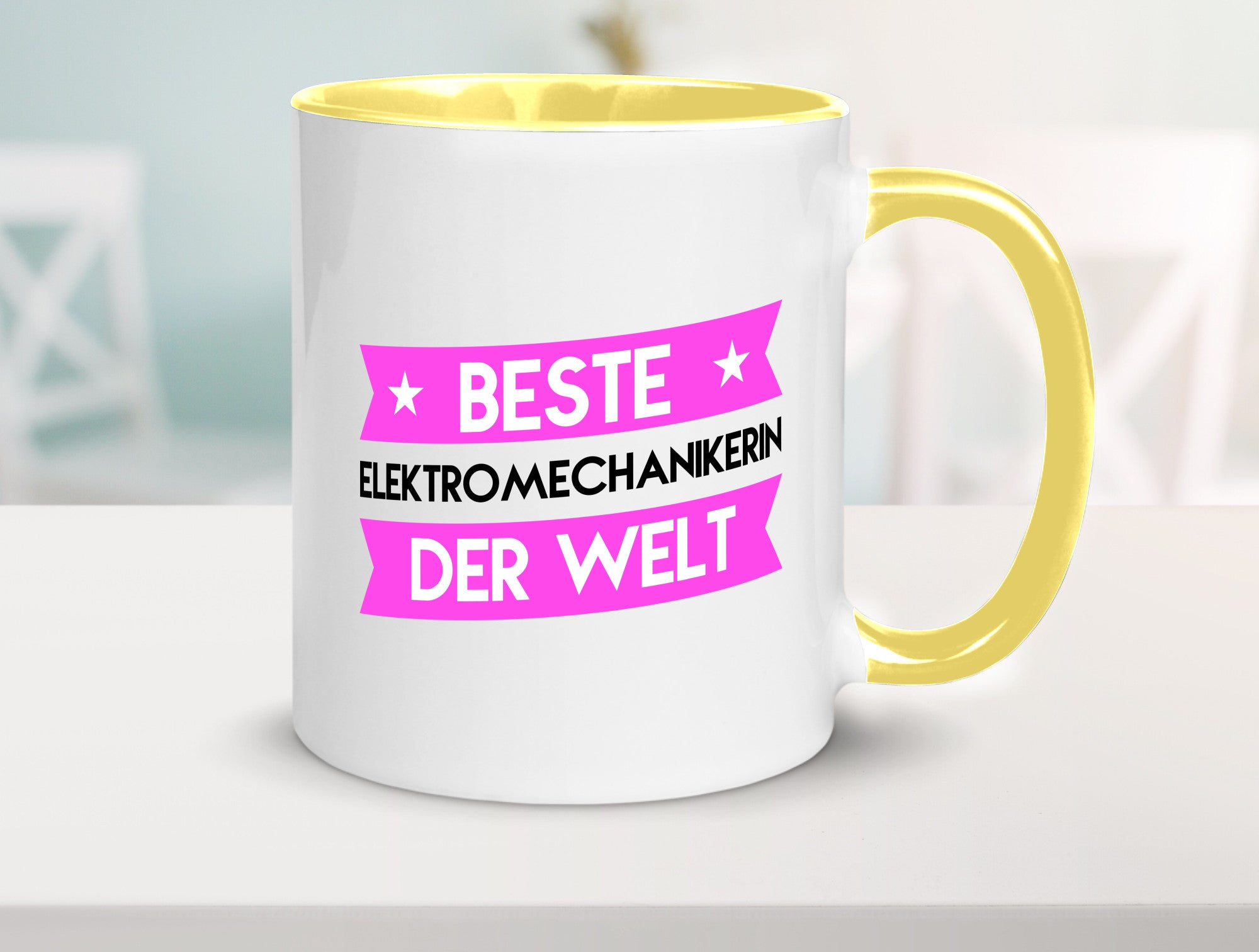 Beste Elektromechanikerin | Mechanikerin Humor Geschenkidee Tasse