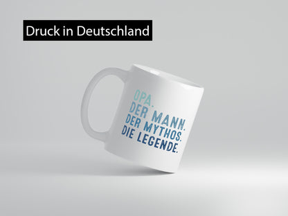 Der Mann. Mythos. Die Legende | Opa Bester Geschenkidee Familie Humor Tasse