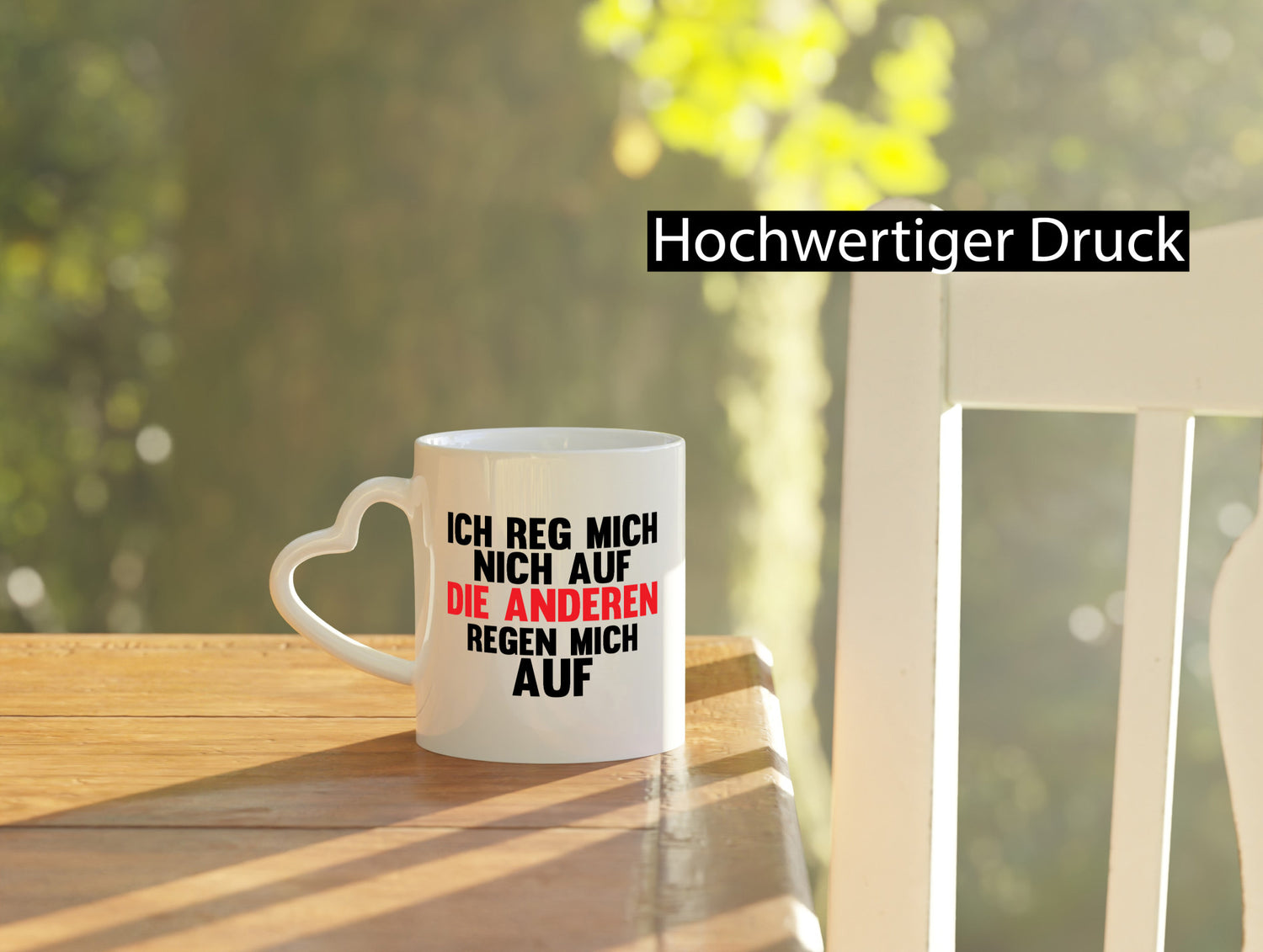 Rege mich nicht auf, andere regen auf | Humor Spaß Geschenkidee Tasse