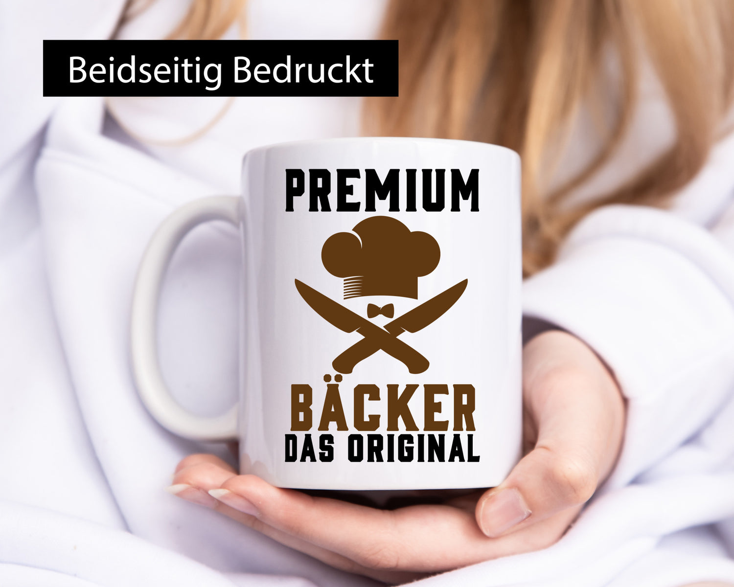 Premium Bäcker das Orginal Humor Geschenkidee Tasse