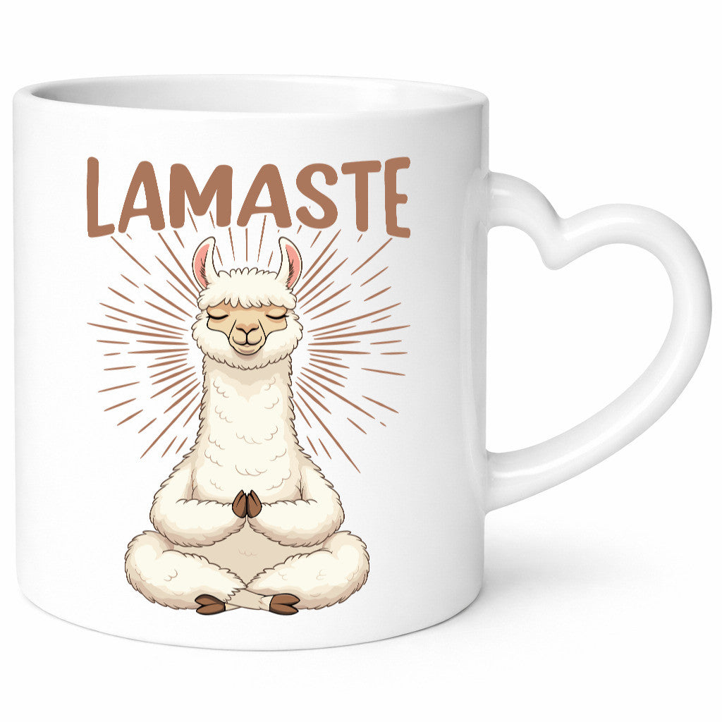 Lamaste | Lama Namaste lustiger Spruch Geschenk Humor Geschenkidee Tasse
