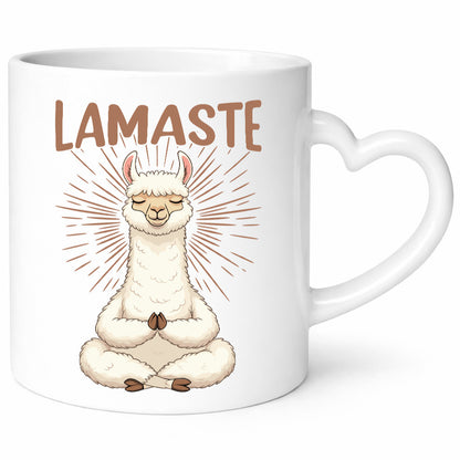 Lamaste | Lama Namaste lustiger Spruch Geschenk Humor Geschenkidee Tasse