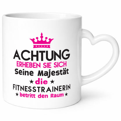 Seine Majestät Fitnesstrainerin | Trainerin Sport Geschenk Humor Geschenkidee