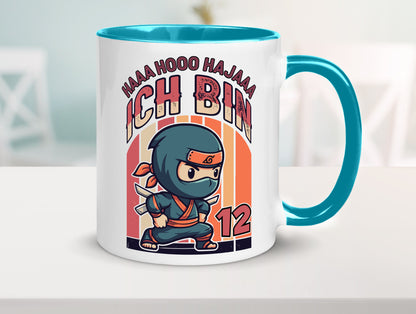 12. Geburtstag | Ninja Junge 12 Jahre Humor Geschenkidee Tasse
