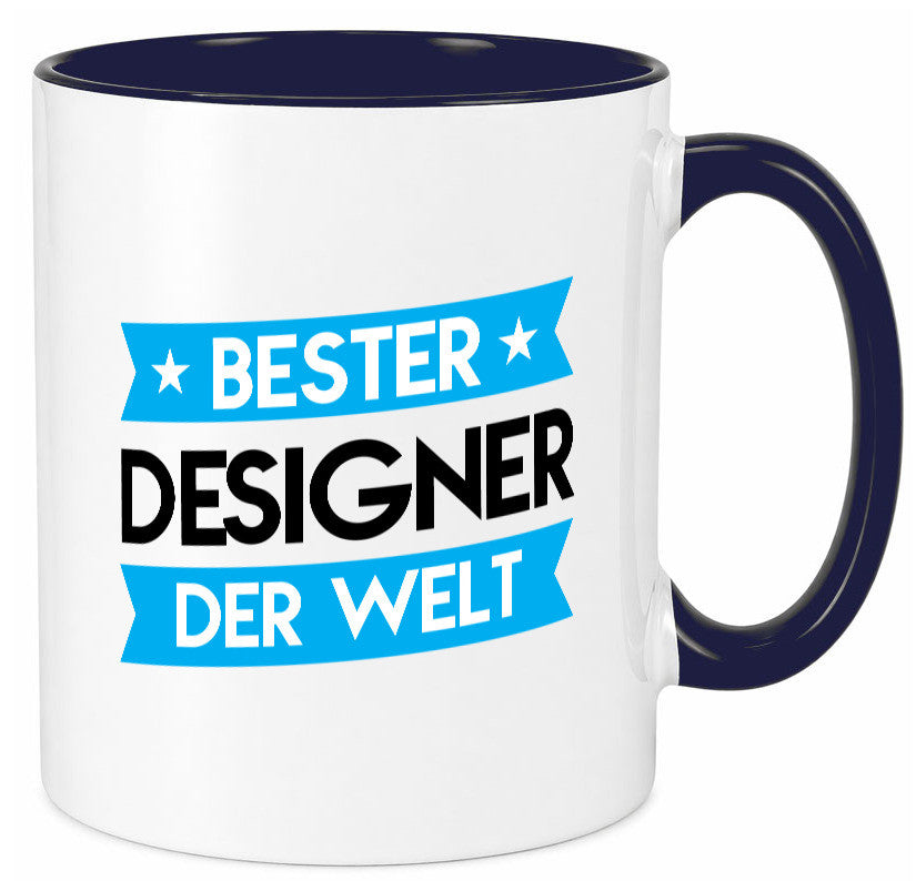 Bester Designer Beruf | Mode Geschenk Arbeit Kollegen Büro lustiger Spruch Tasse