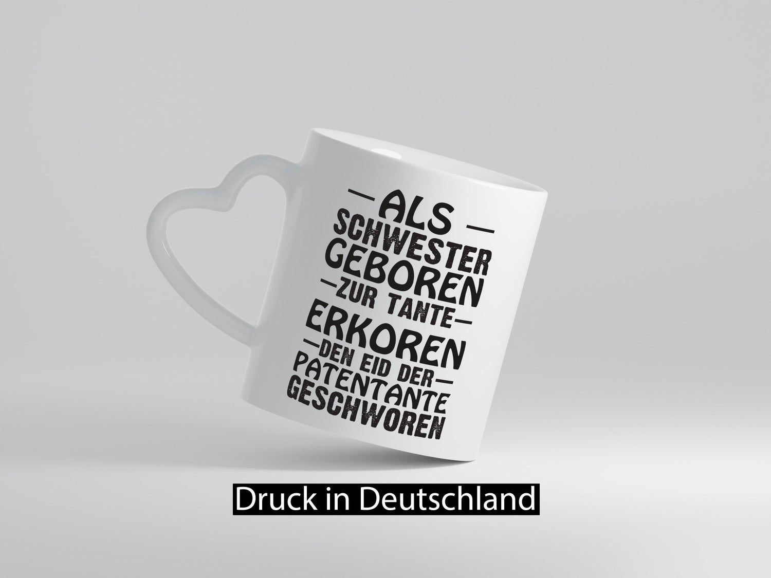 Eid der Patentante | Tante Tasse Schwester Humor lustig Geschenkidee Geschenk