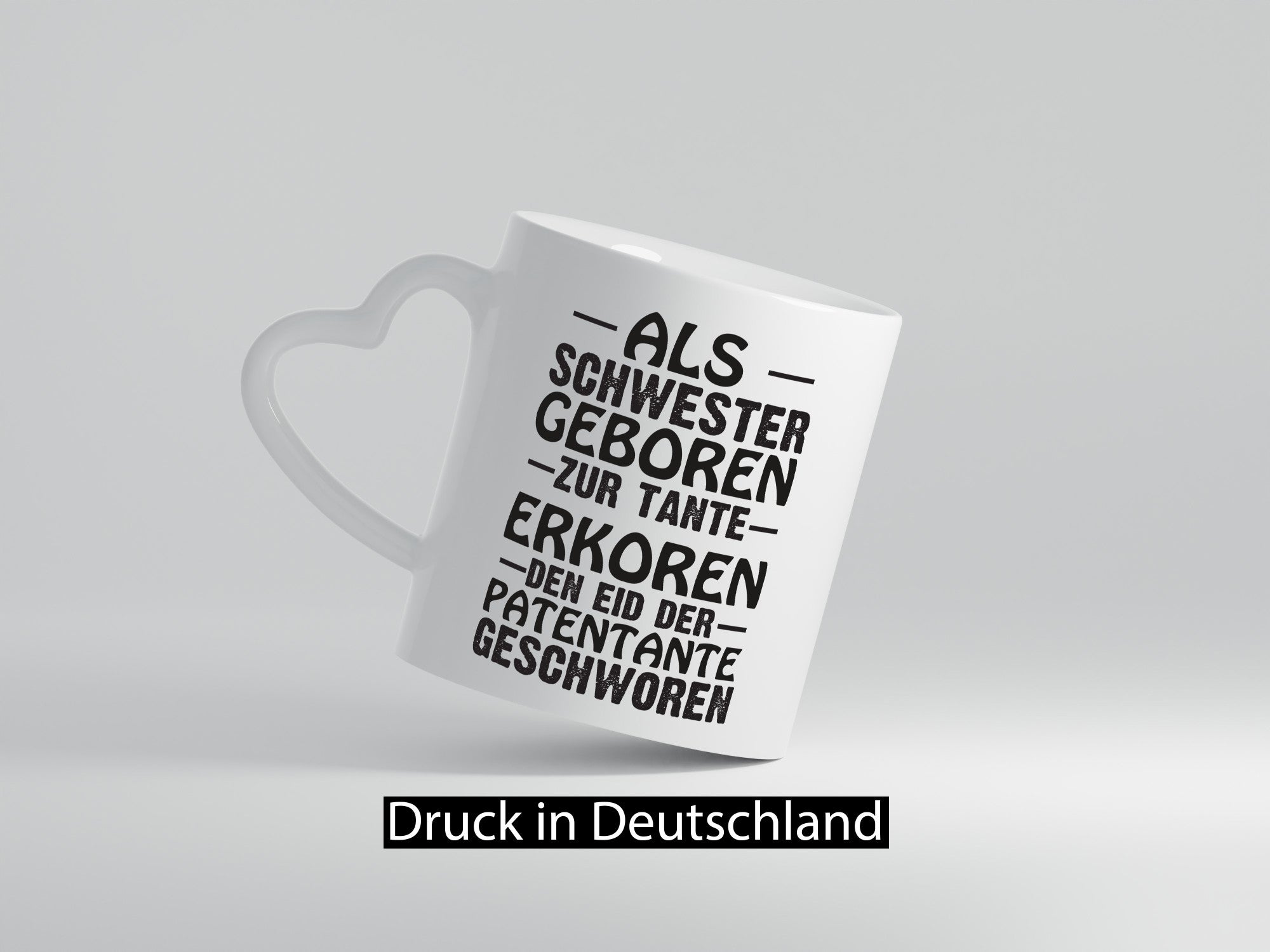 Eid der Patentante | Tante Tasse Schwester Humor lustig Geschenkidee Geschenk