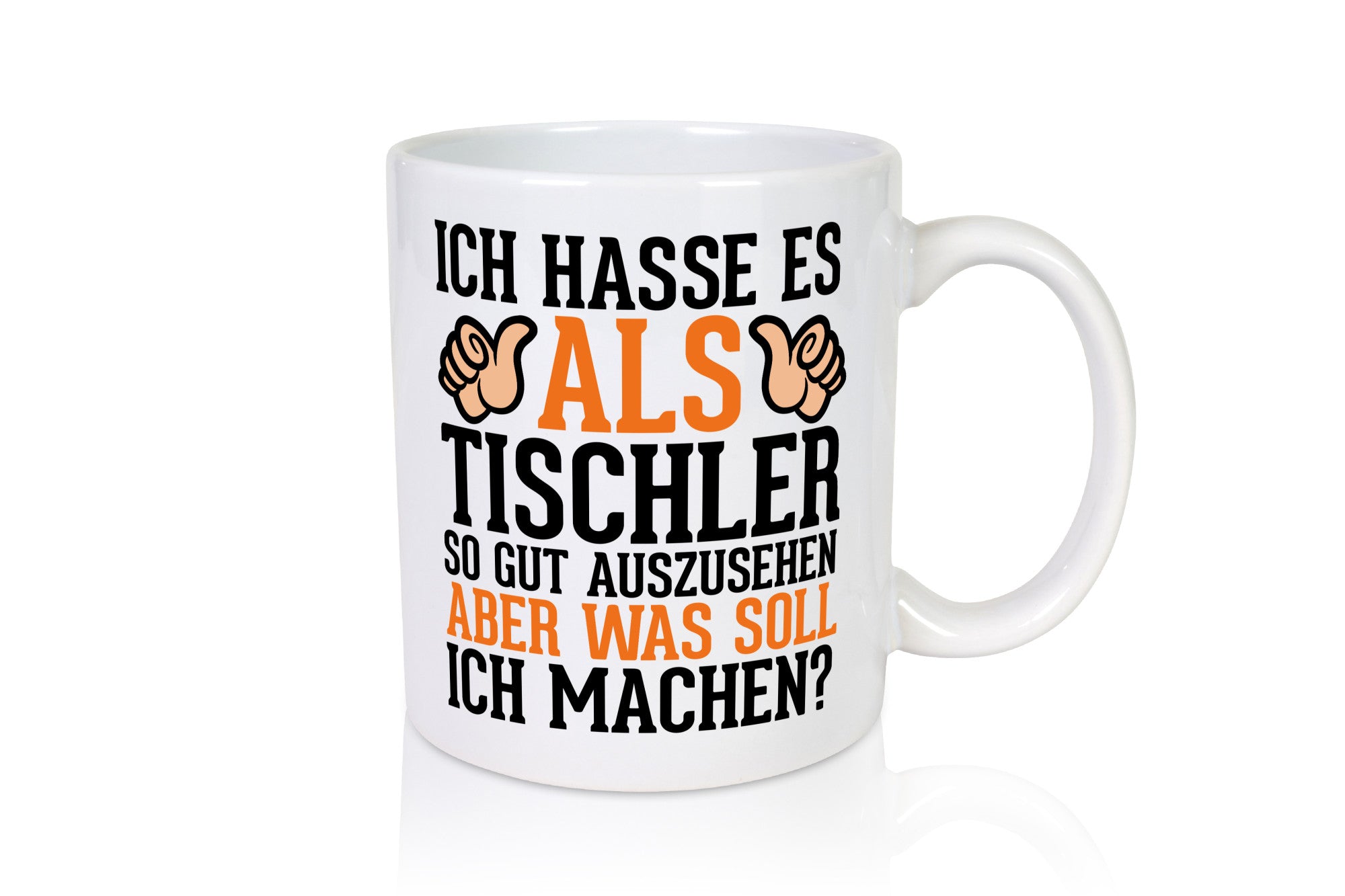 Gutaussehender Tischler | Schreiner Daumen hoch Holz lustig Humor Geschenkidee