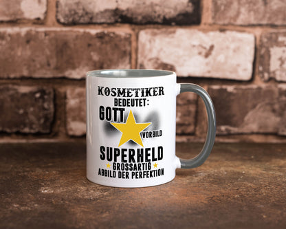 Bedeutung von Kosmetiker | Kosmetik Stylist Visagist Geschenkidee Humor Tasse