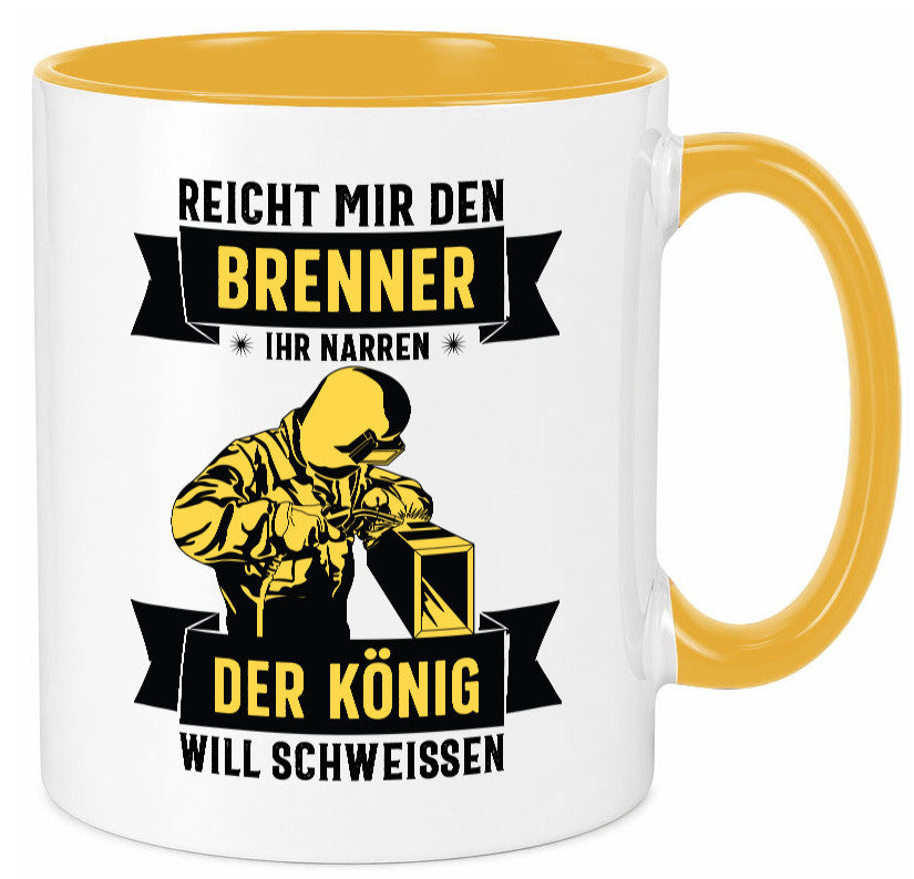 König will schweissen | Schweisser Sterne lustiger Spruch Geschenk Humor