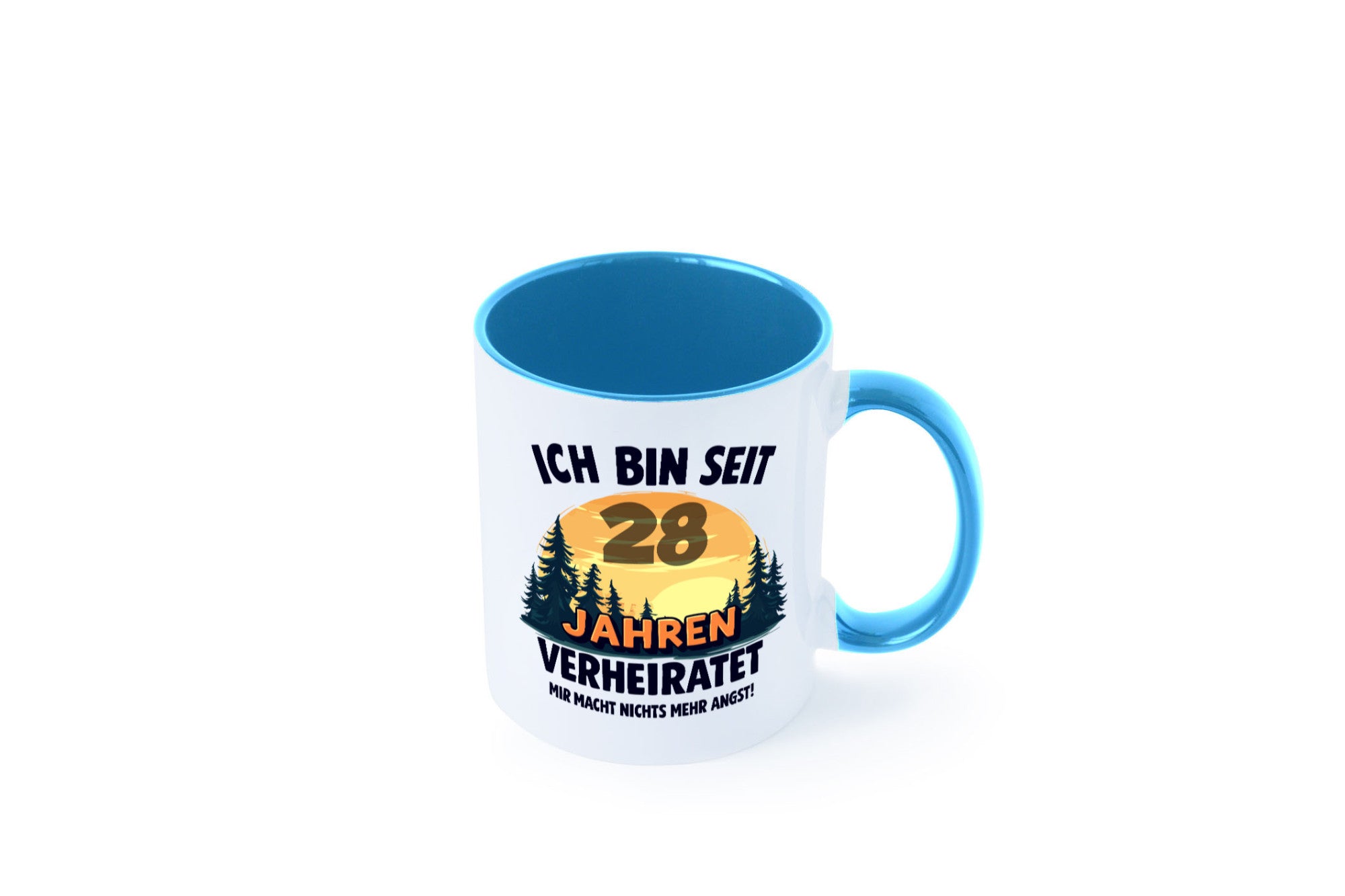 Ich bin Verheiratet | 28. Hochzeitstag Ehepaar v2 lustiger Spruch Geschenk