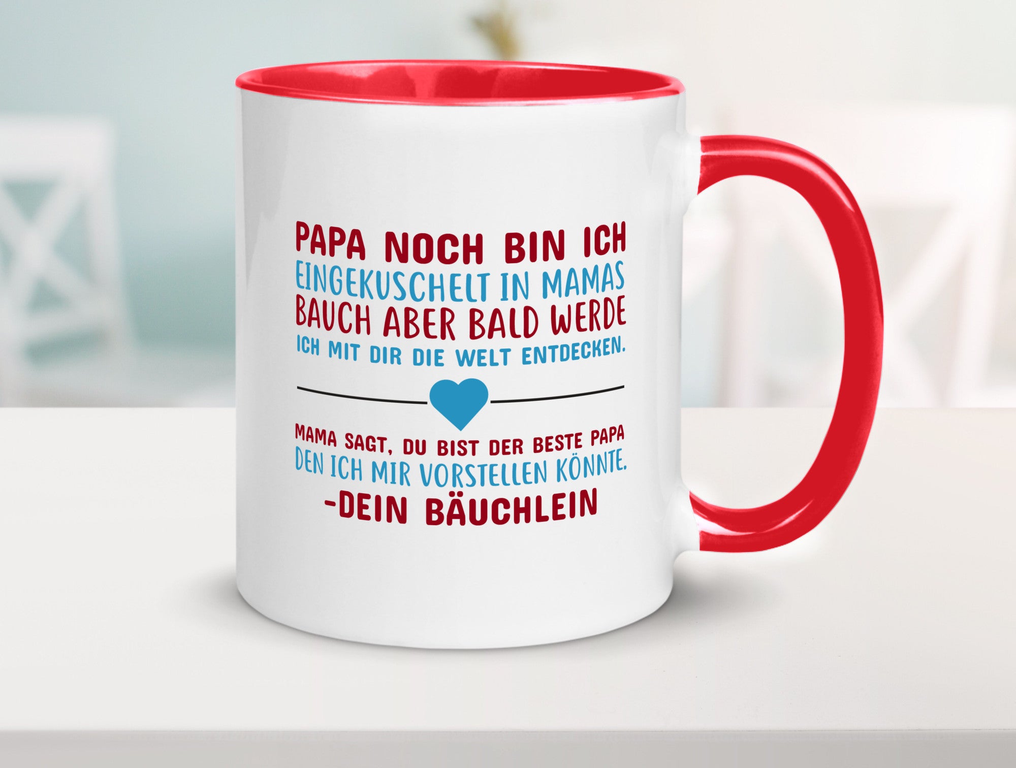 Schwangerschaft | Vaterschaft Tasse Papa Spruch Geschenk Familie Geschenkidee