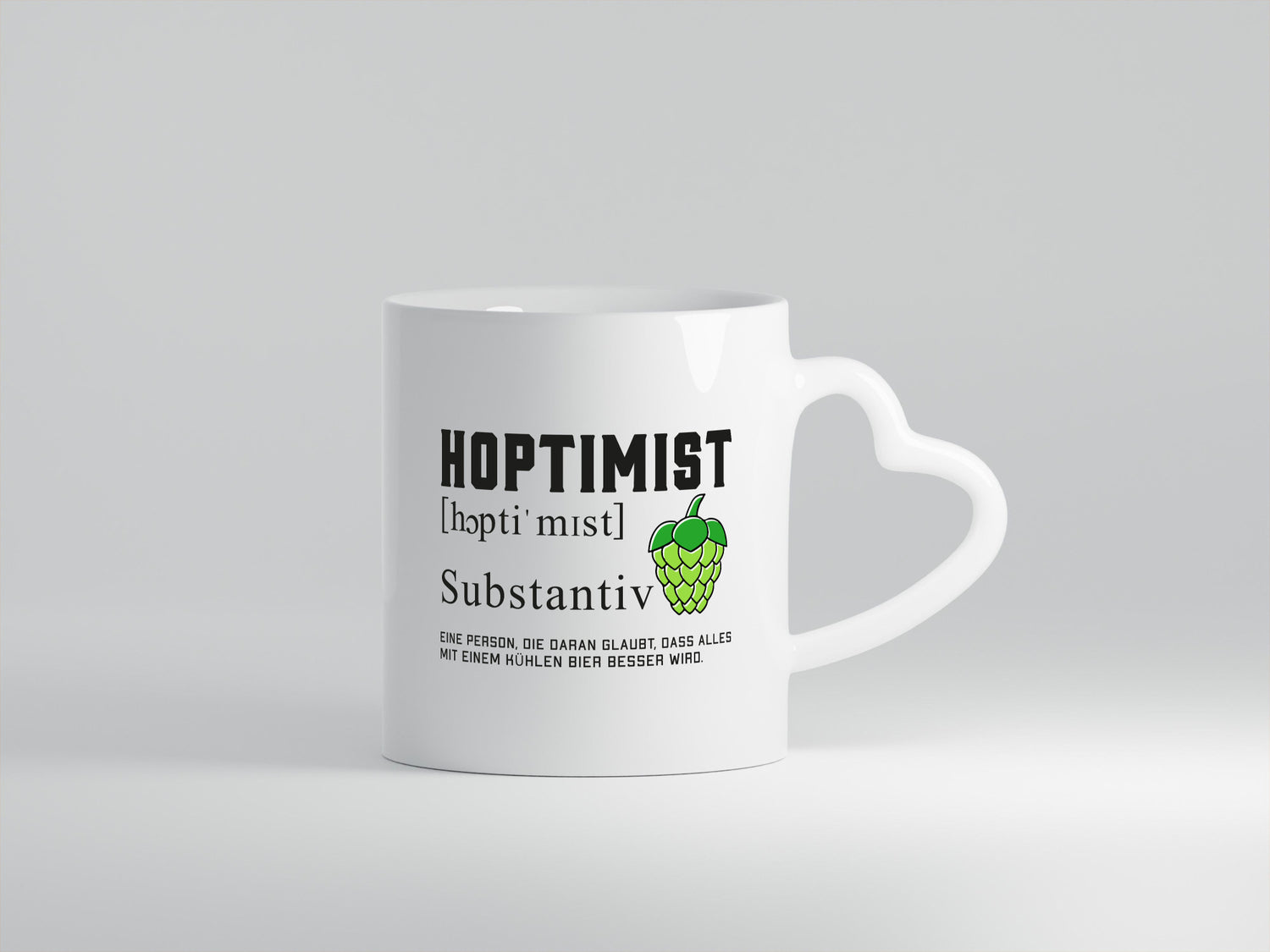 Hoptimist | Bierliebhaber Hopfen Bier Pils Party Geschenkidee Humor Tasse