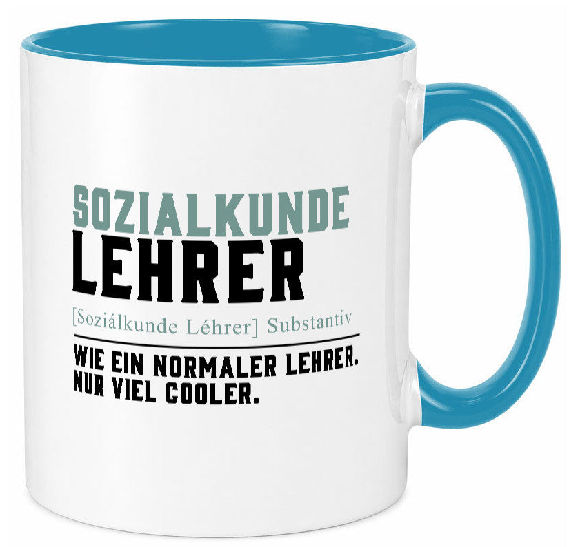 Sozialkundelehrer | Lehrer Unterricht Lieblingslehrer Geschenkidee Humor Tasse