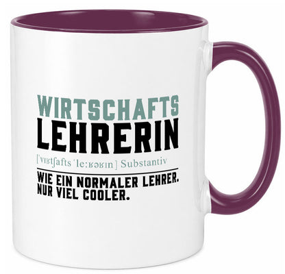 Wirtschaftslehrerin | Unterricht Lieblingslehrerin lustig Humor Geschenkidee