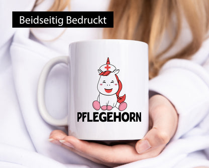 Pflegehorn | Krankenpflegerin Einhorn lustiger Spruch Geschenk Humor