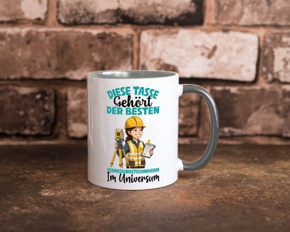 Im Universum: Vermessungstechnikerin | Techniker lustiger Spruch Geschenk Humor