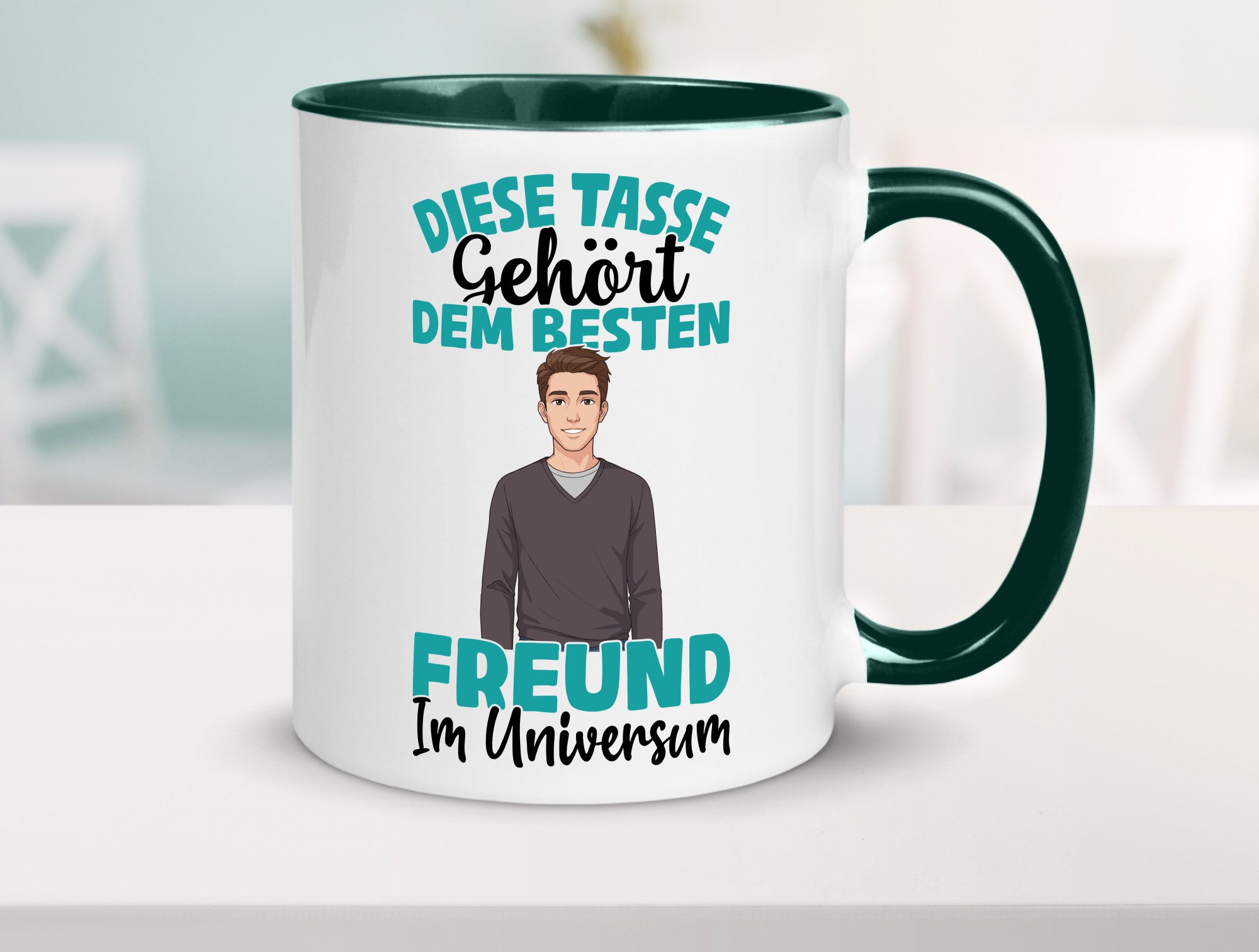 Im Universum: Freund | Beziehung Partner Liebe Geschenk Humor Geschenkidee