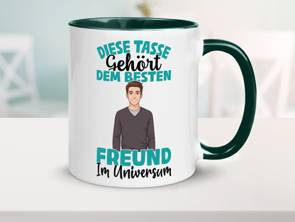 Im Universum: Freund | Beziehung Partner Liebe Geschenk Humor Geschenkidee