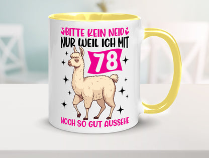 78. Geburtstag | 78 Jahre Lama gut aussehen Geschenk Geschenkidee lustiger